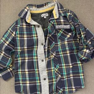Splendid toddler boys flannel button down